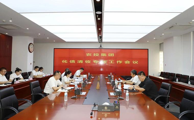农投新闻丨农投集团召开化债清收专题工作会议